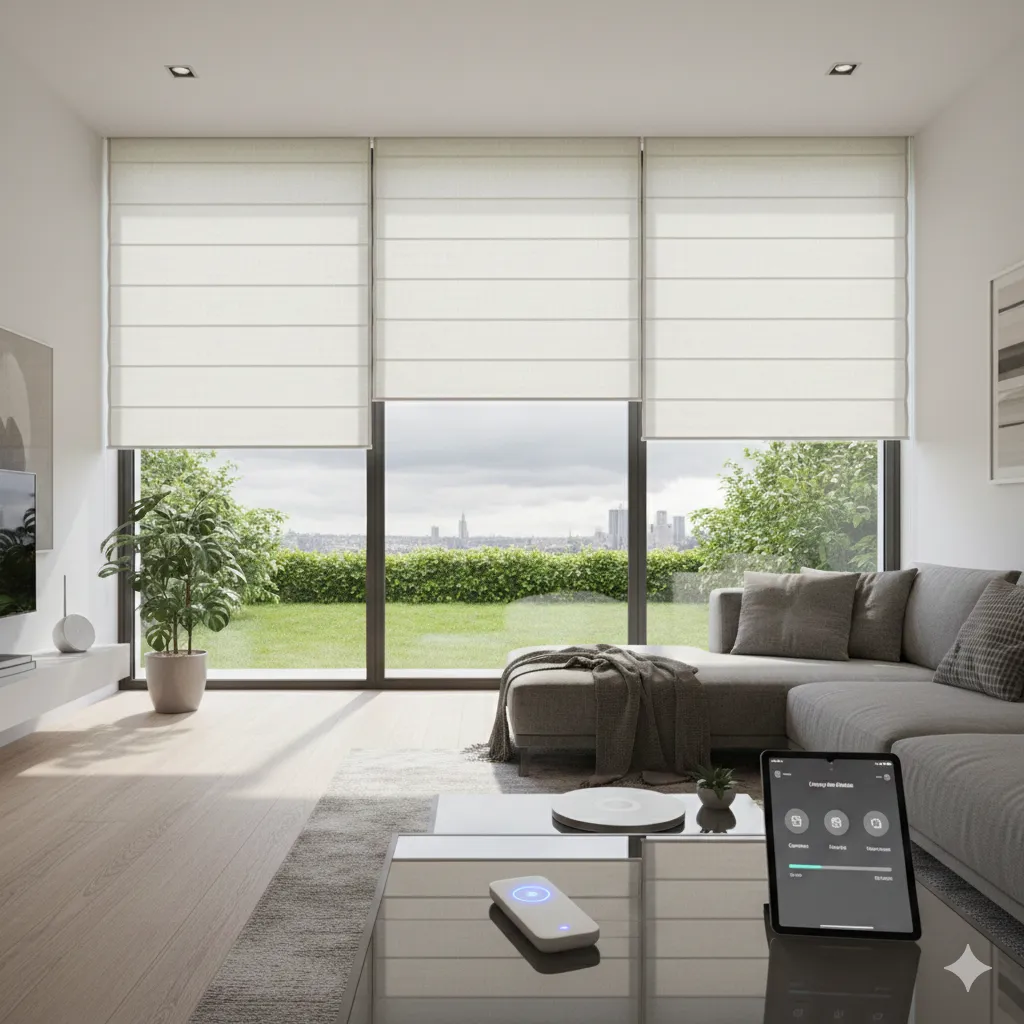 Motorised blind operation